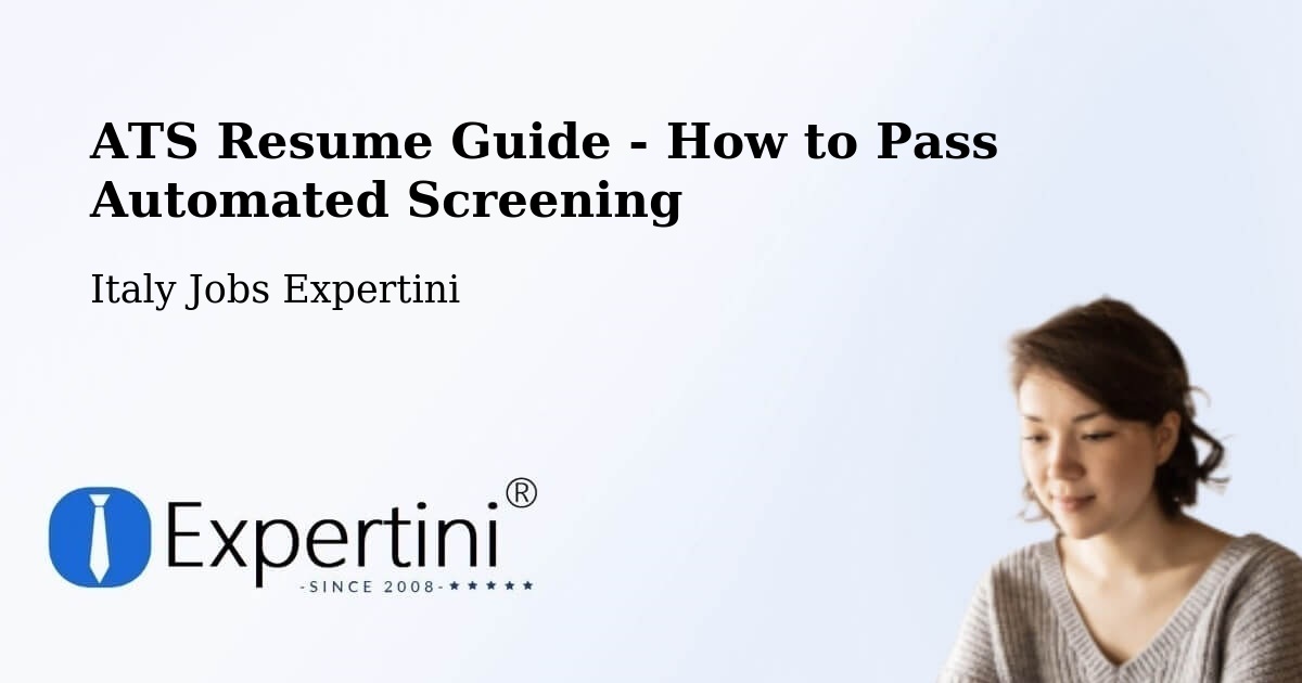 ATS Compliance Guide – Cameri - Italy Jobs Expertini