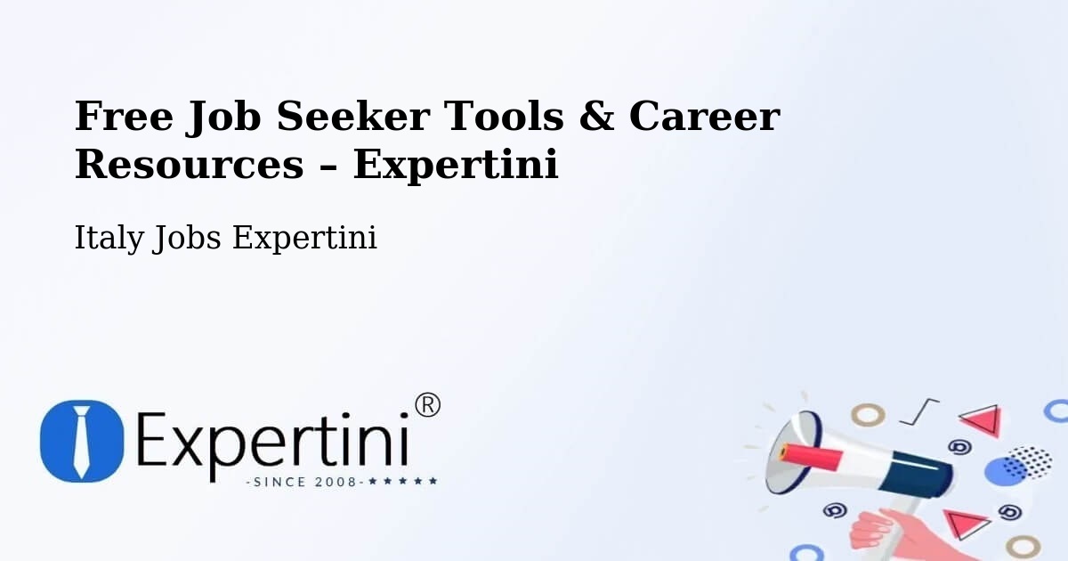 Free Job Seeker Tools & Career Resources – Cameri - Cameri, Italy Jobs Expertini