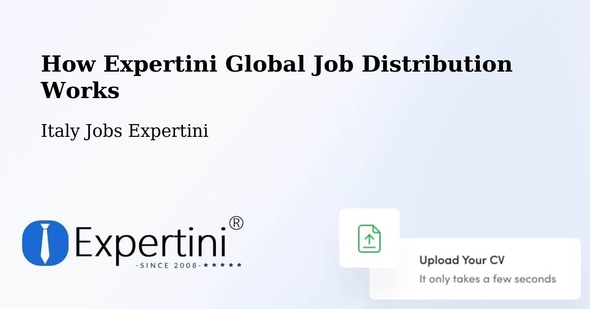 How Expertini Job Distribution Network Works Cameri — Italy — Expertini