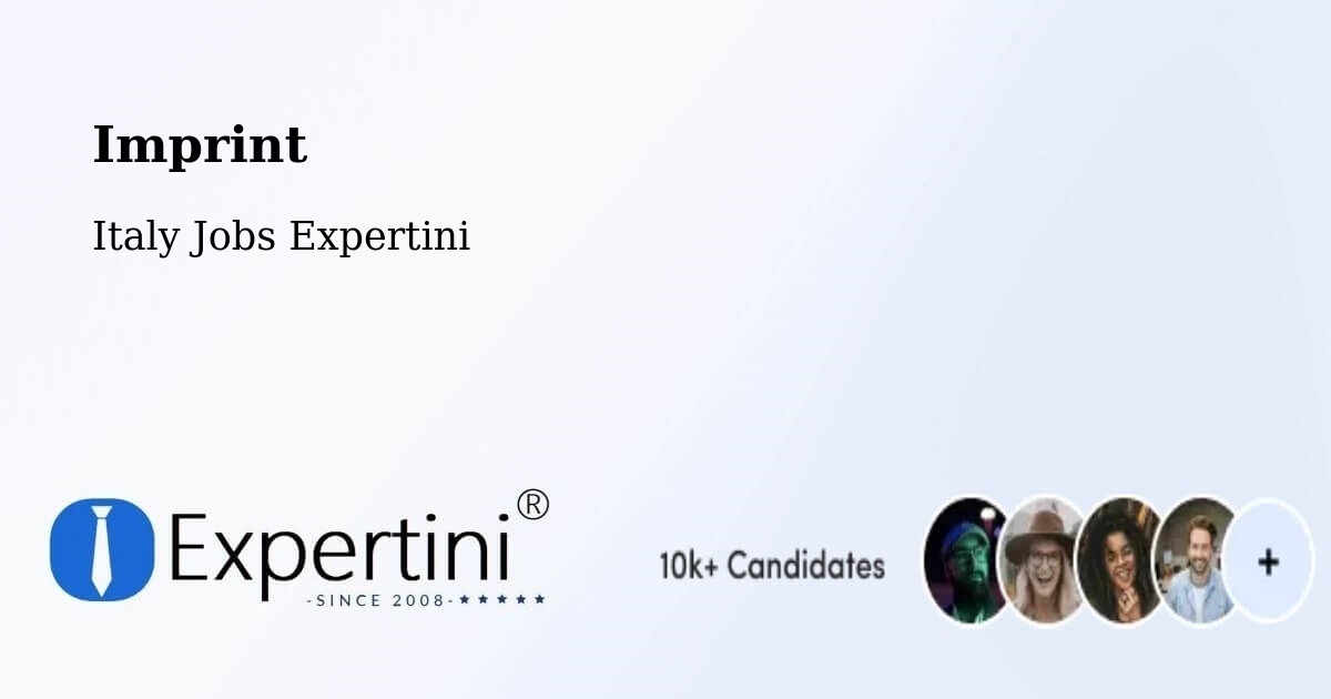 Imprint – Cameri - Italy Jobs Expertini